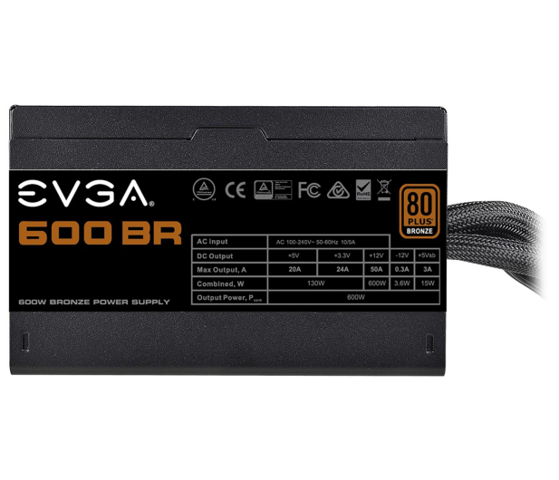 EVGA BR 600W 80 Plus Bronze - 619092 - zdjęcie 4